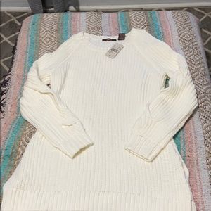 NWT cream sweater